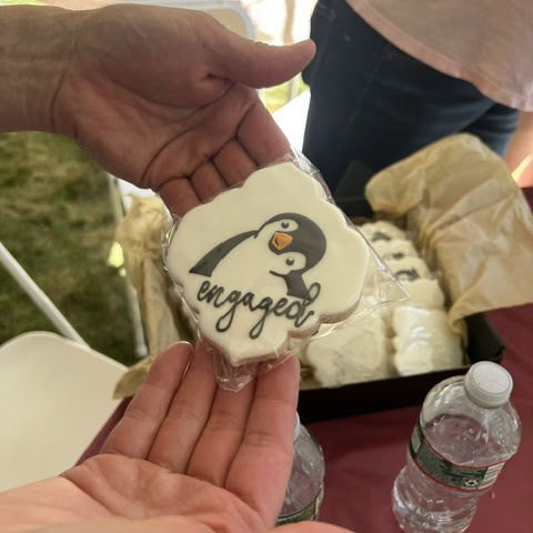 Yummy Penguin Cookies from our Engagement Party