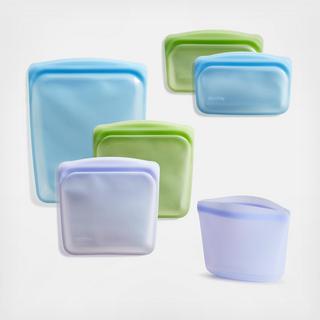 6-Piece Food Storage Bag Set