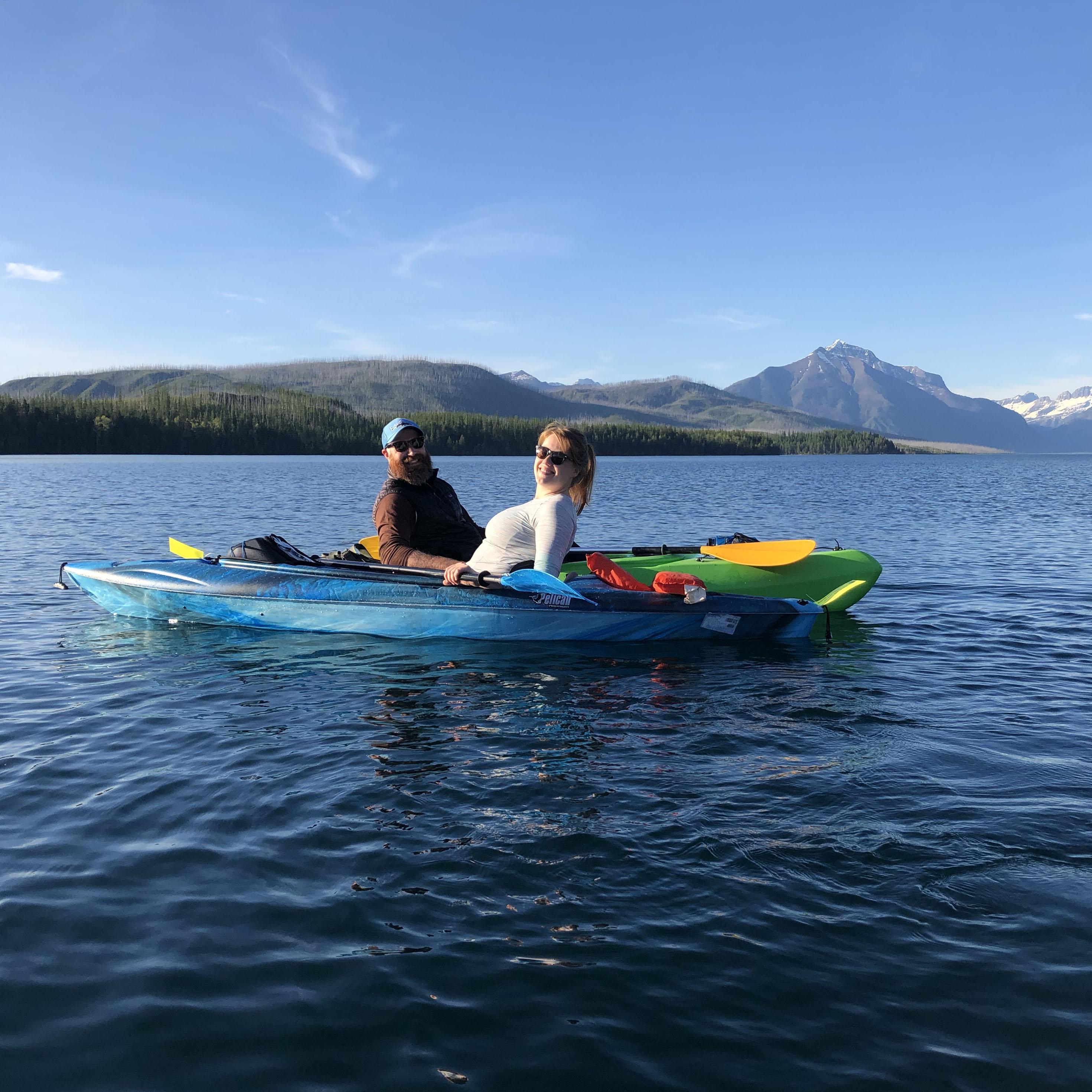 Glacier National Park, Montana- kayaking earlier this year!