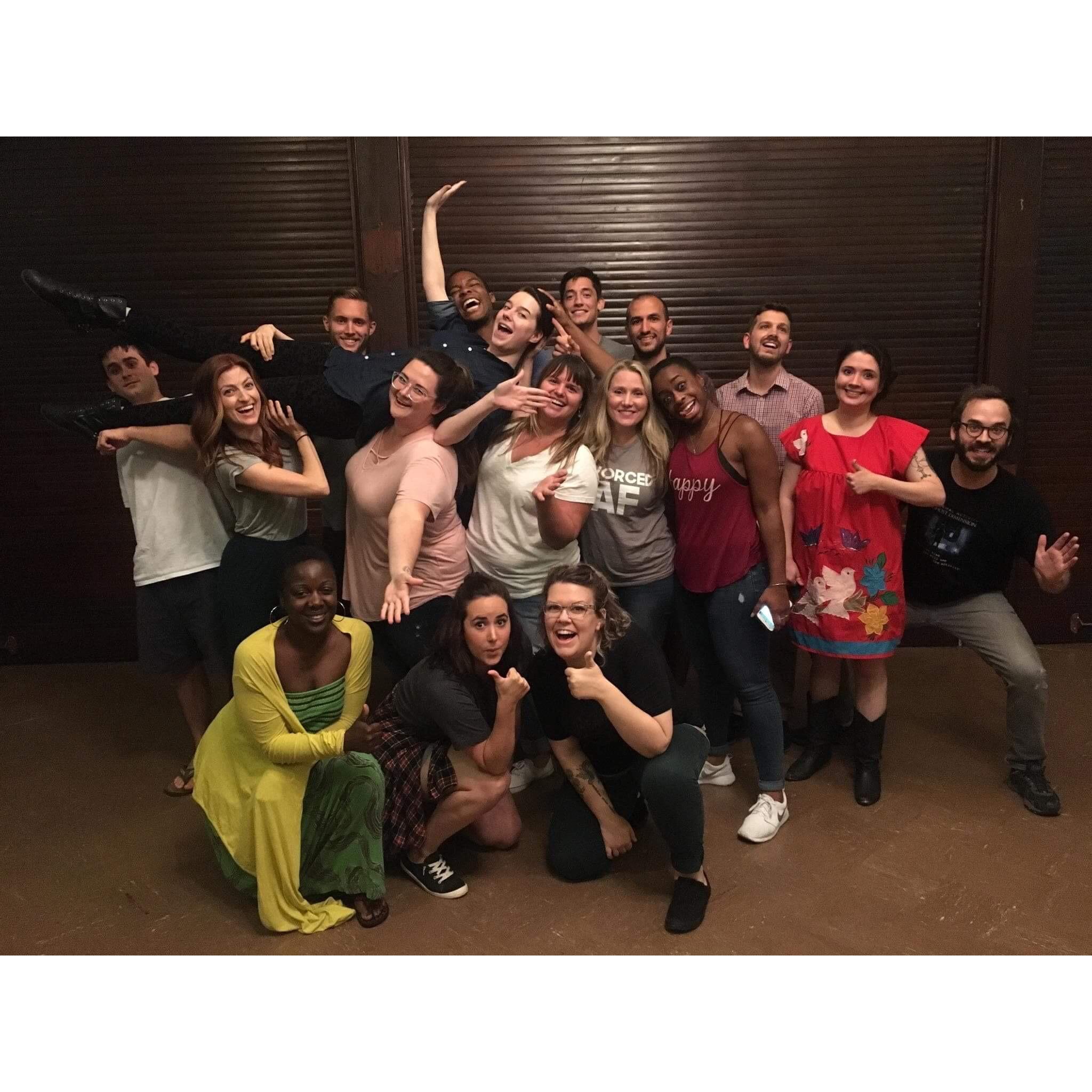 This was the final day of our Level 3 improv class where we first met!