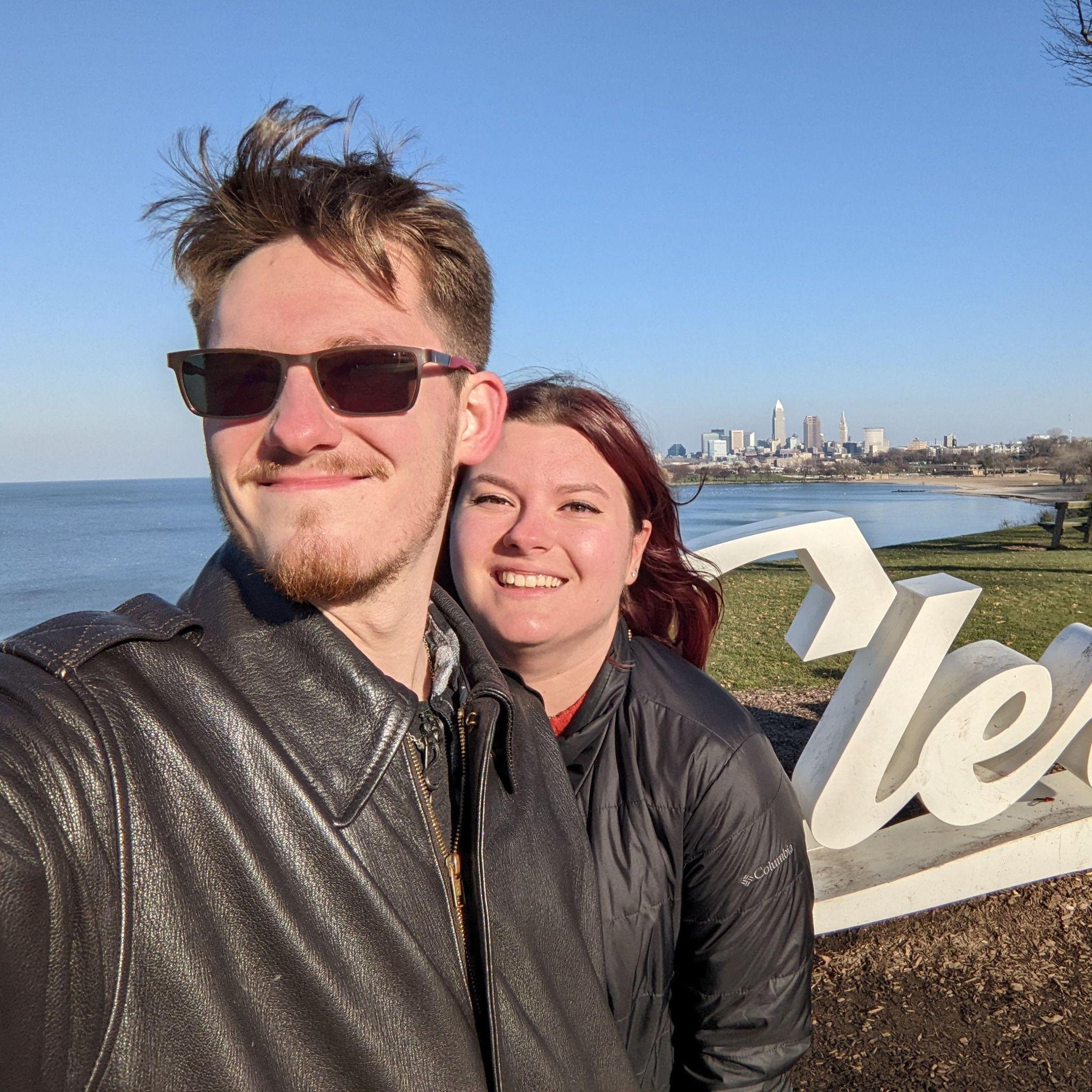 While this picture was taken in 2021, the couple lived in Cleveland for two years while Jill was in grad school. They loved every minute of it!