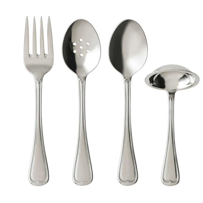 French Garden 4 Piece Flatware Serving Set