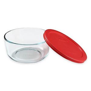 Kikkerland Design Red Retro Kitchen Scale with Removable Bowl