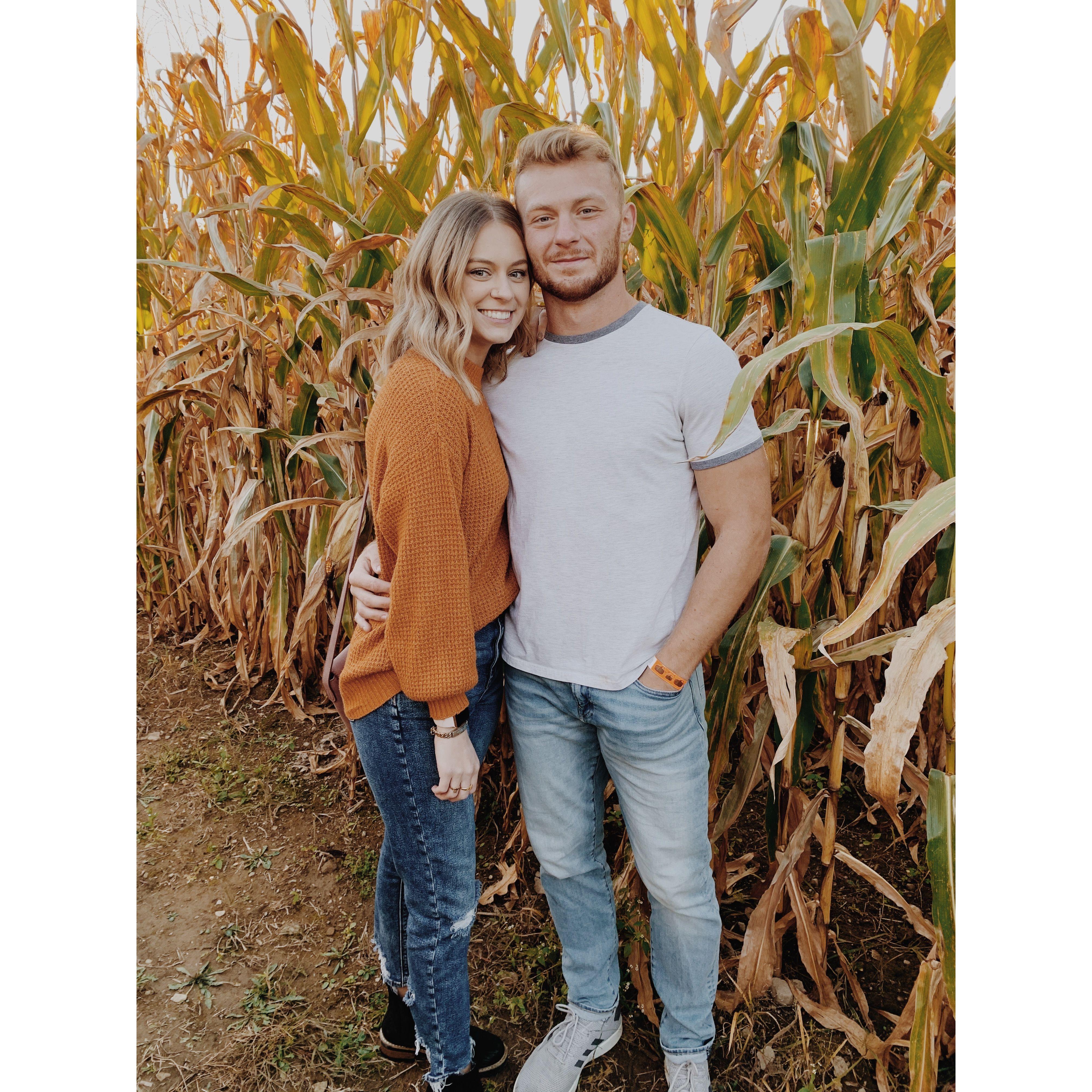 Our first pumpkin patch date (in Henry's favorite season)!