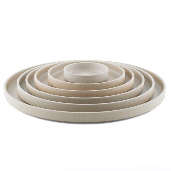 Hasami Small Plates Set, 5.25" (Natural)
