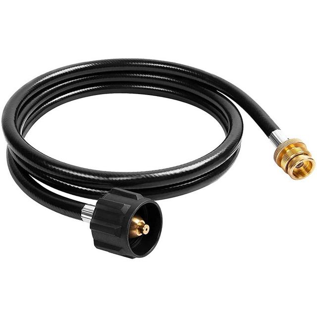 SHINESTAR 6FT Propane Hose Adapter 1lb to 20lb, Durable Hose for Buddy Heater, Propane Torch, Weber Q Grill, Coleman Stove and Other Portable Appliances