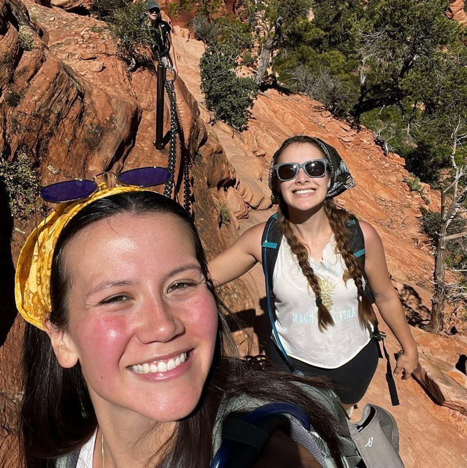 Dana and Kaytie, Angel's Landing - 2023.