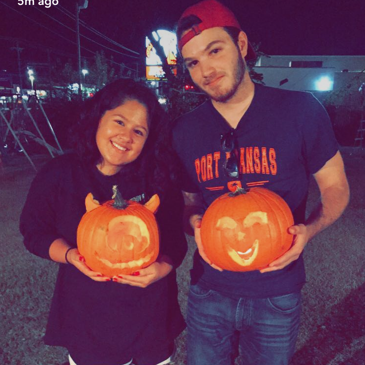 First pumpkin carve.