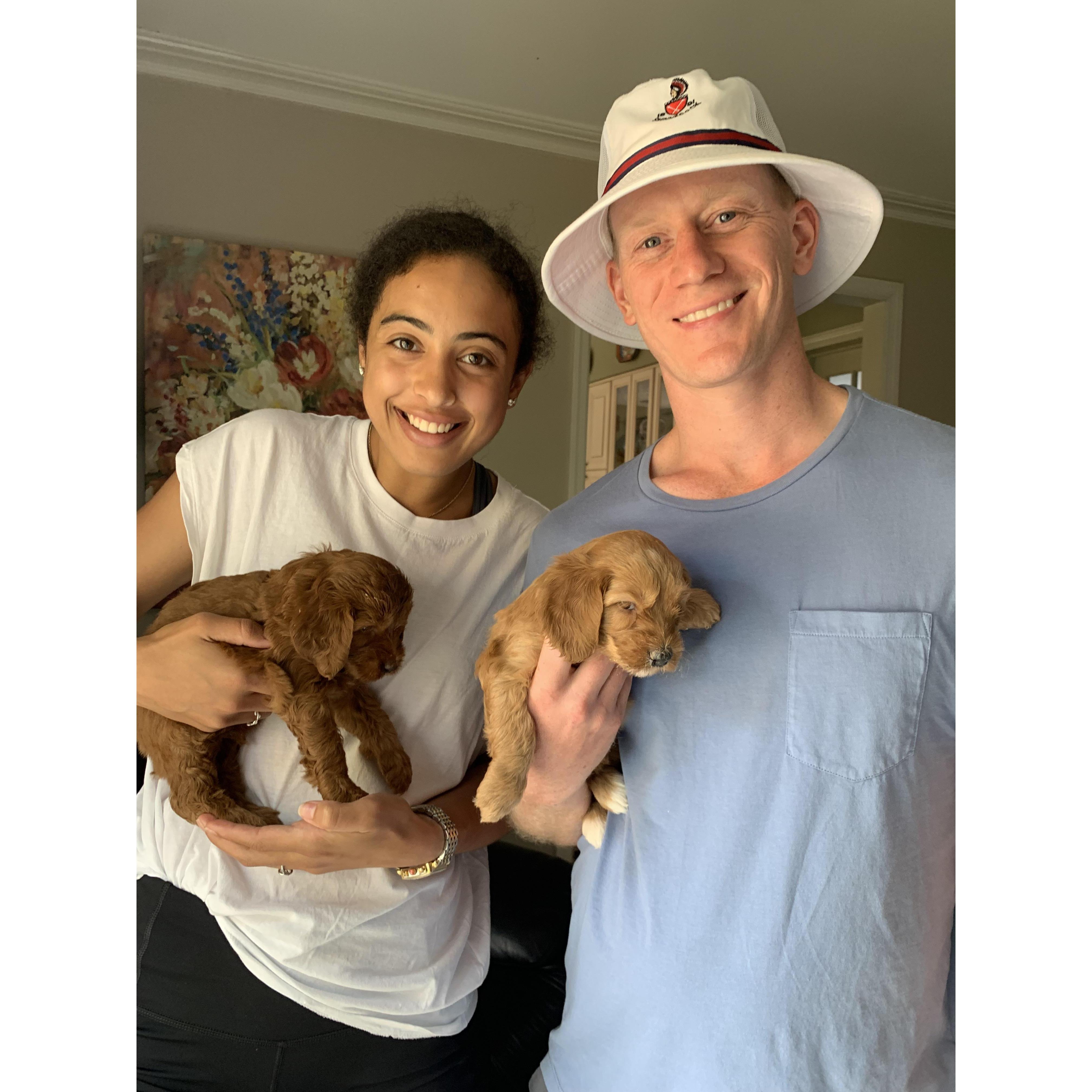 Meeting little baby Hoodoo for the first time! July 2021