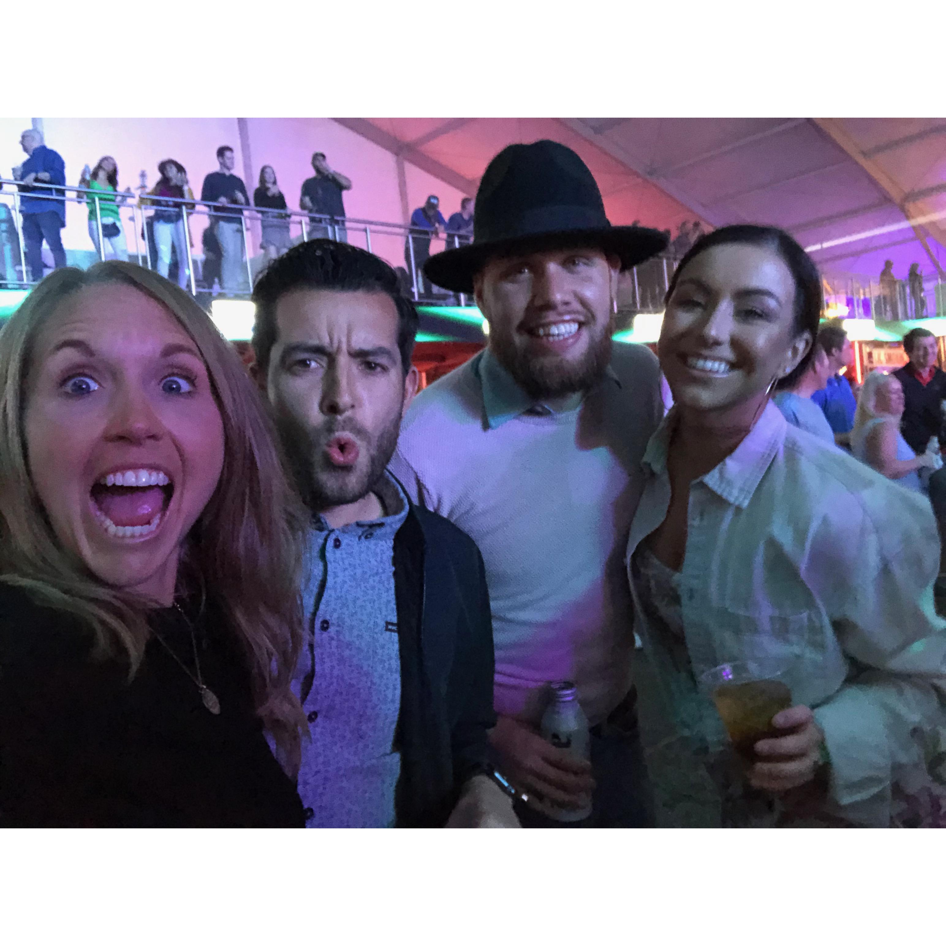 With our AZ family at the Kygo concert before COVID...