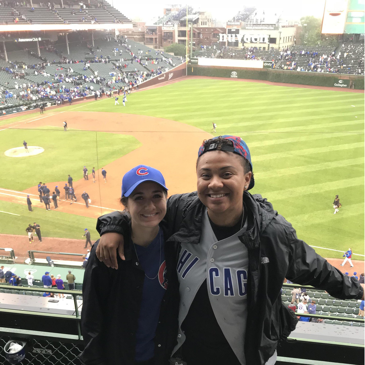 Our first Cubs game!