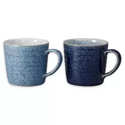 Denby Studio Blue Mugs (Set of 2)