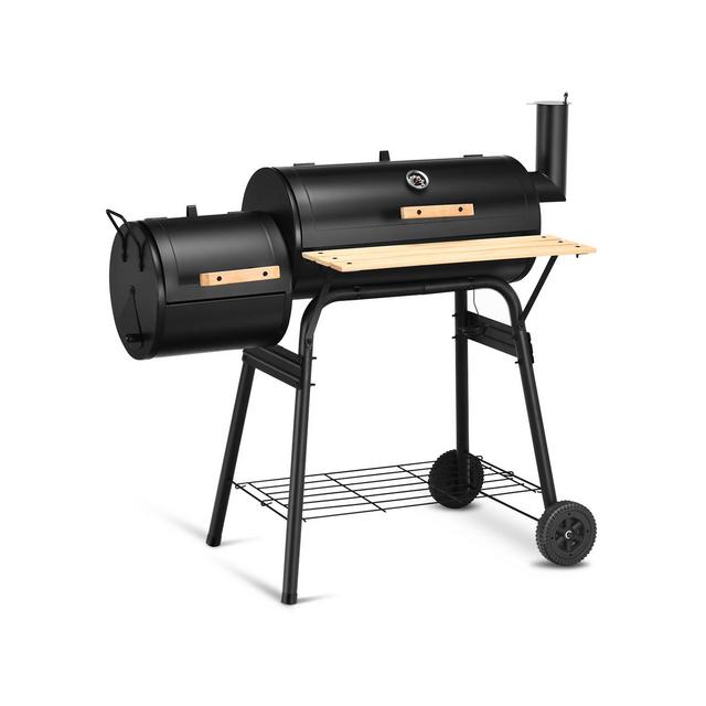 Costway Outdoor BBQ Grill Charcoal Barbecue Pit Patio Backyard Meat Cooker Smoker