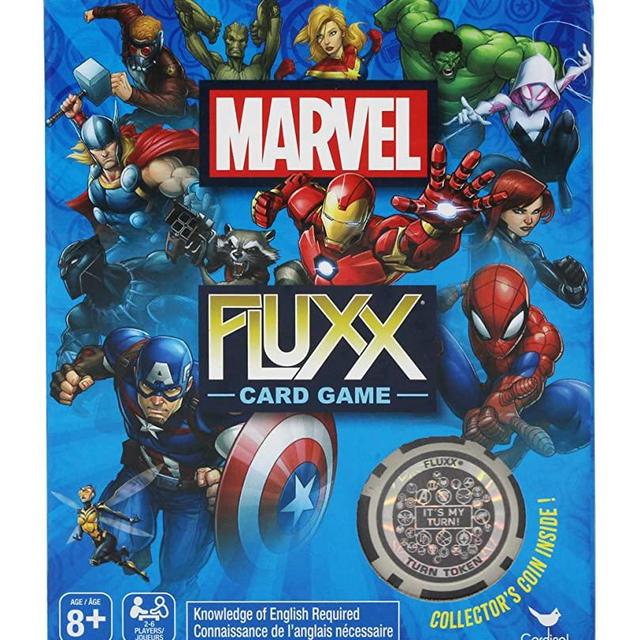 Marvel Fluxx Card Game with Collector's Coin