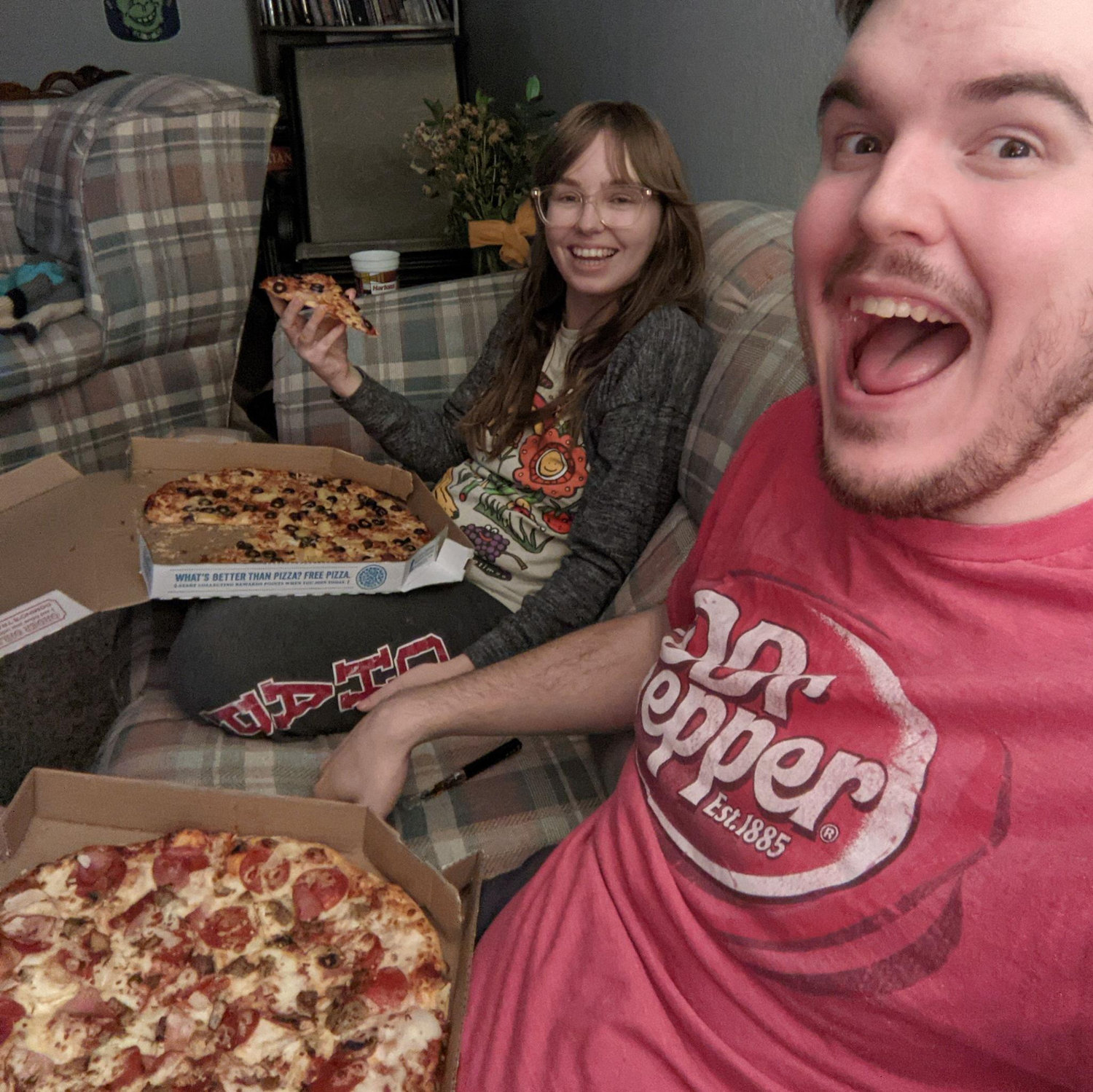 But a frequent favorite is a cozy evening in with take out.