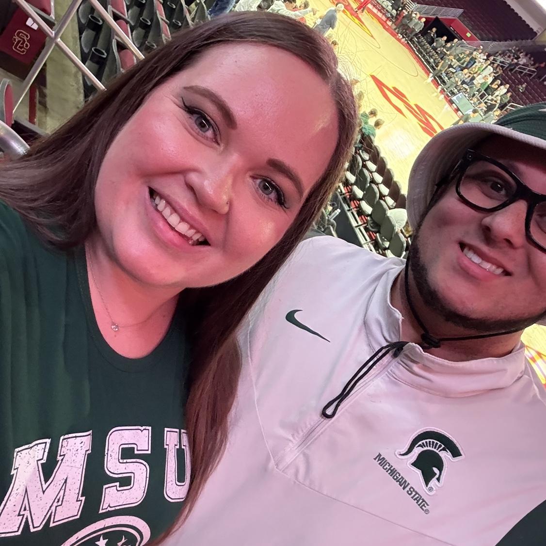 Bree’s first MSU game at USC 2025
