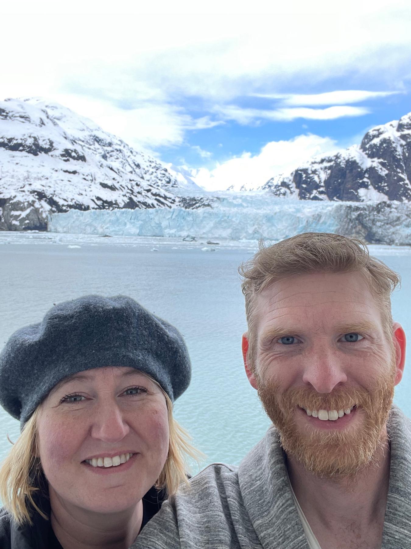 Glacier Bay National Park pre-engagement selfie (60 seconds before he proposed!)