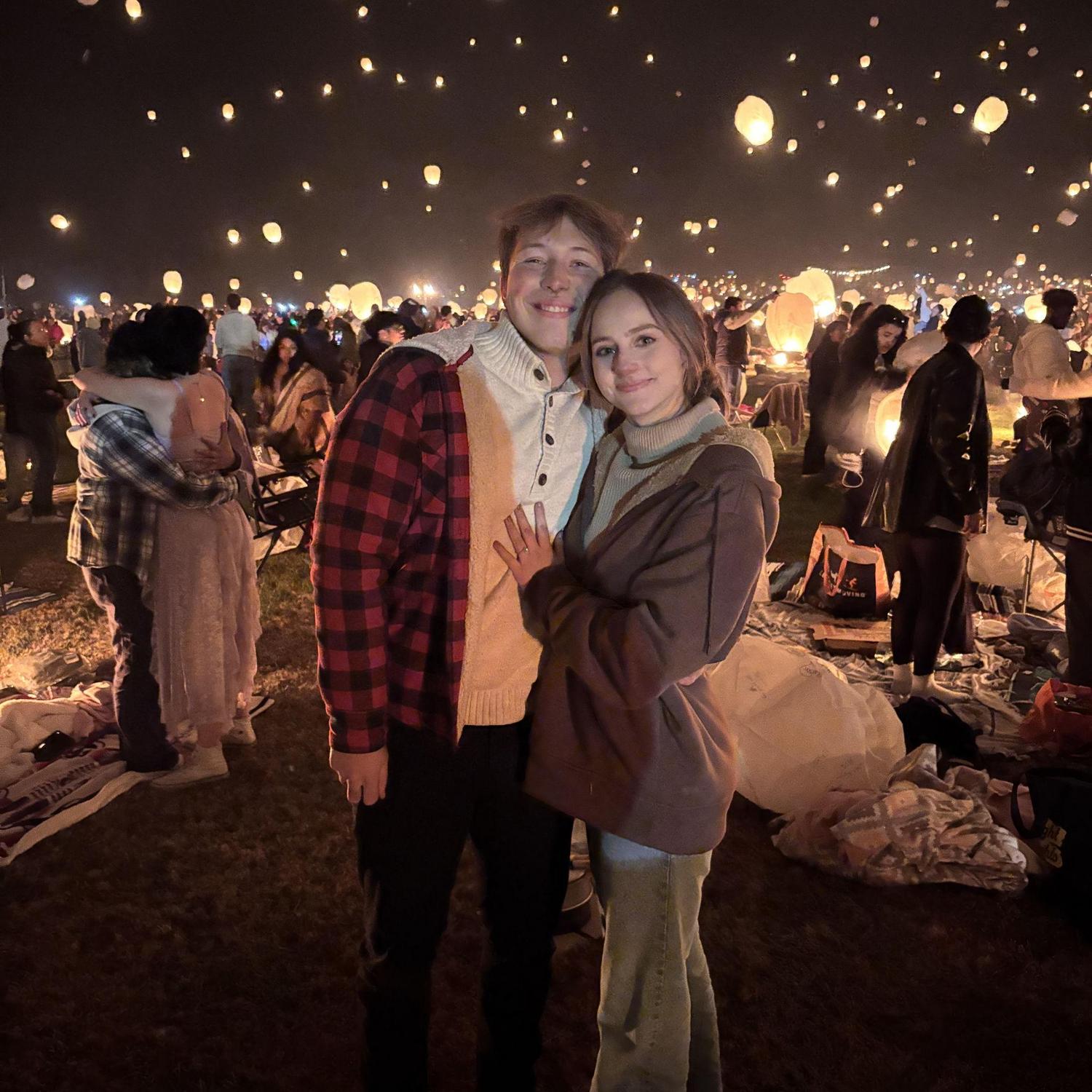 Floating Lanterns 2025 - just like Rapunzel and Flynn