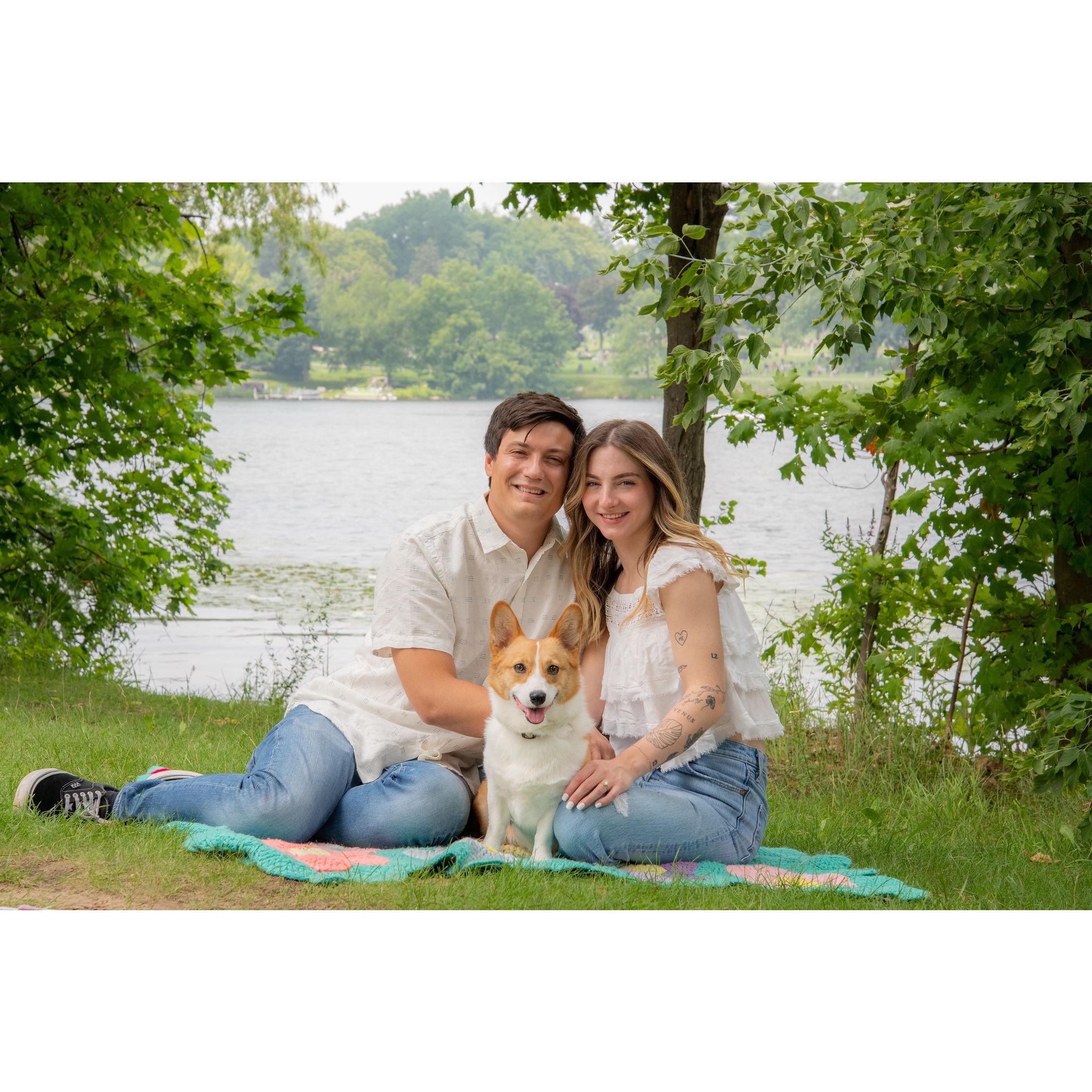 Engagement Photos with Ginger