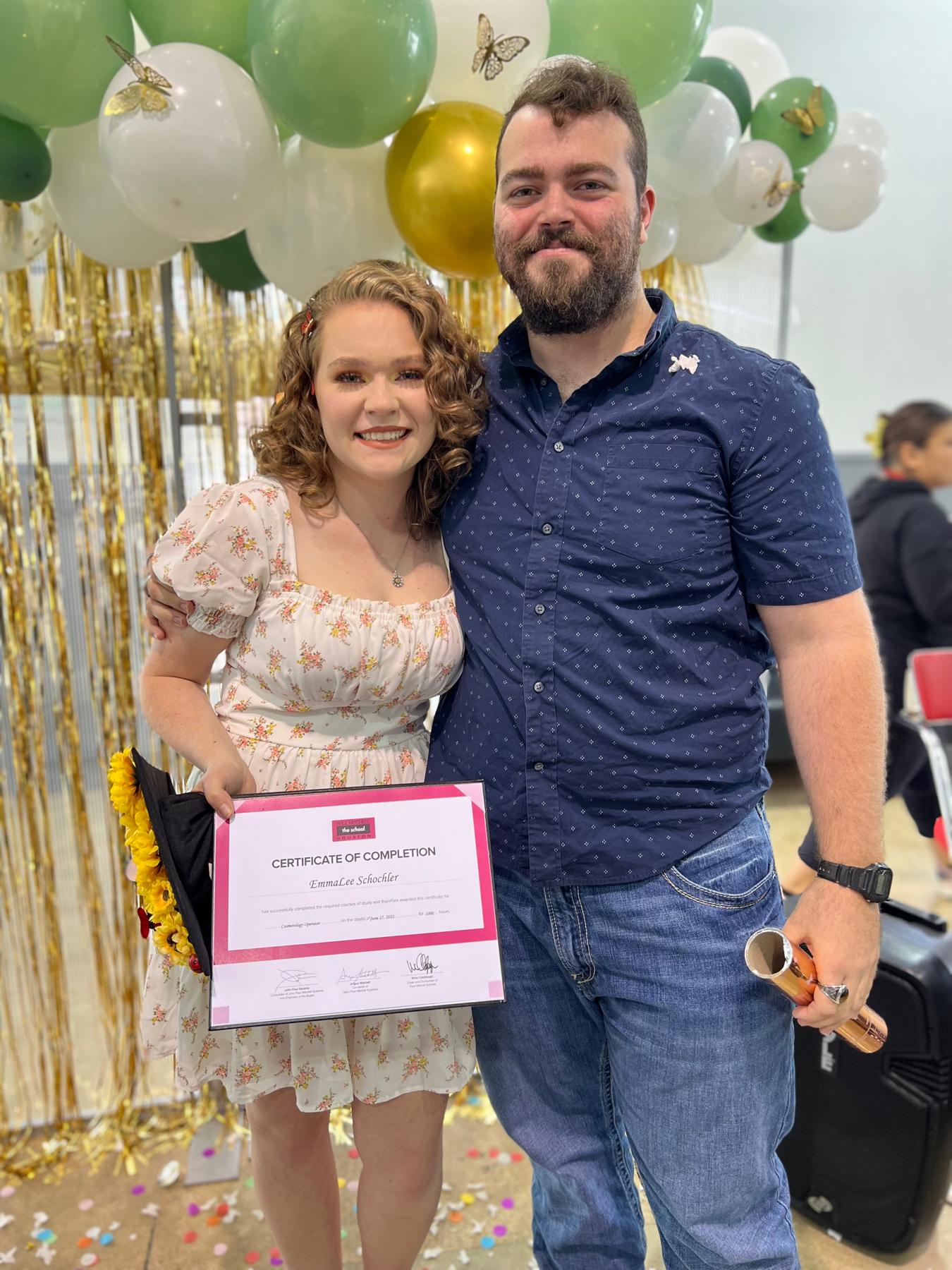 EmmaLee’s graduation from Cosmetology school!