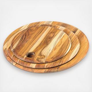 Specialty 3-Piece Round Serving Board Set