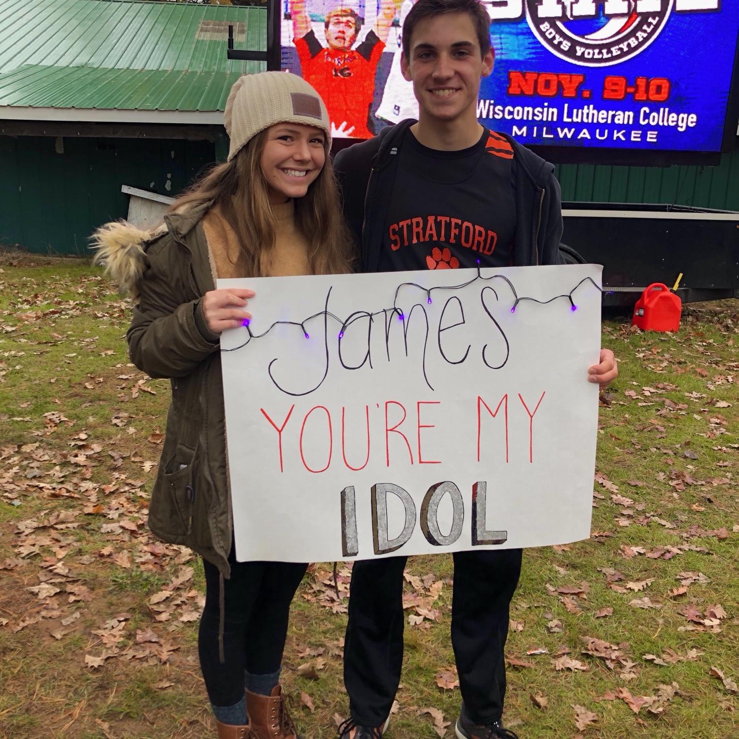 October 2018
Our first photo together!