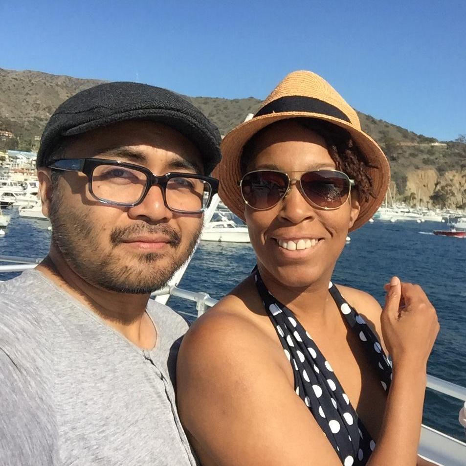 Celebrating Dahéli's birthday — Catalina Island, Ca