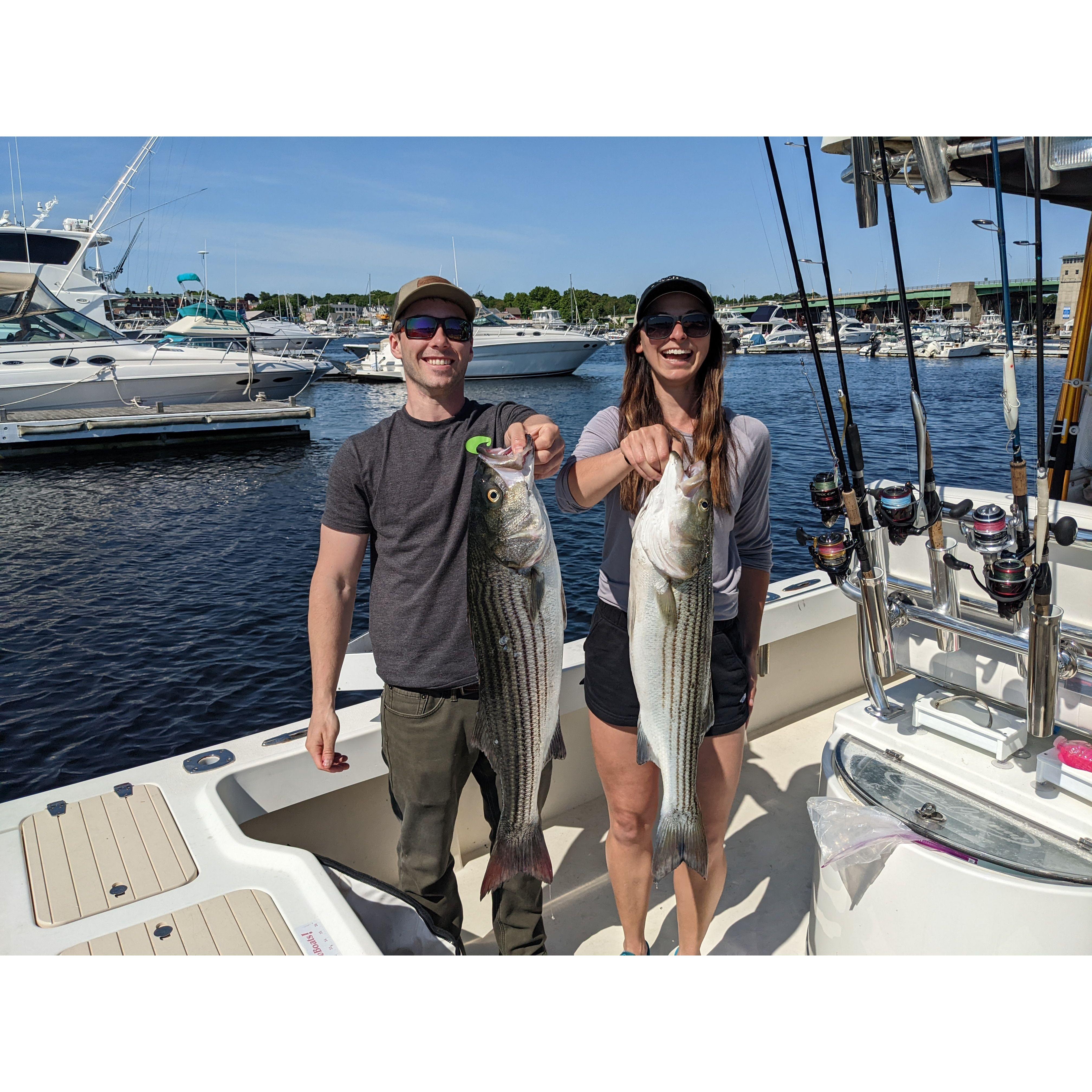 Our second striper bass charter 5/30/22