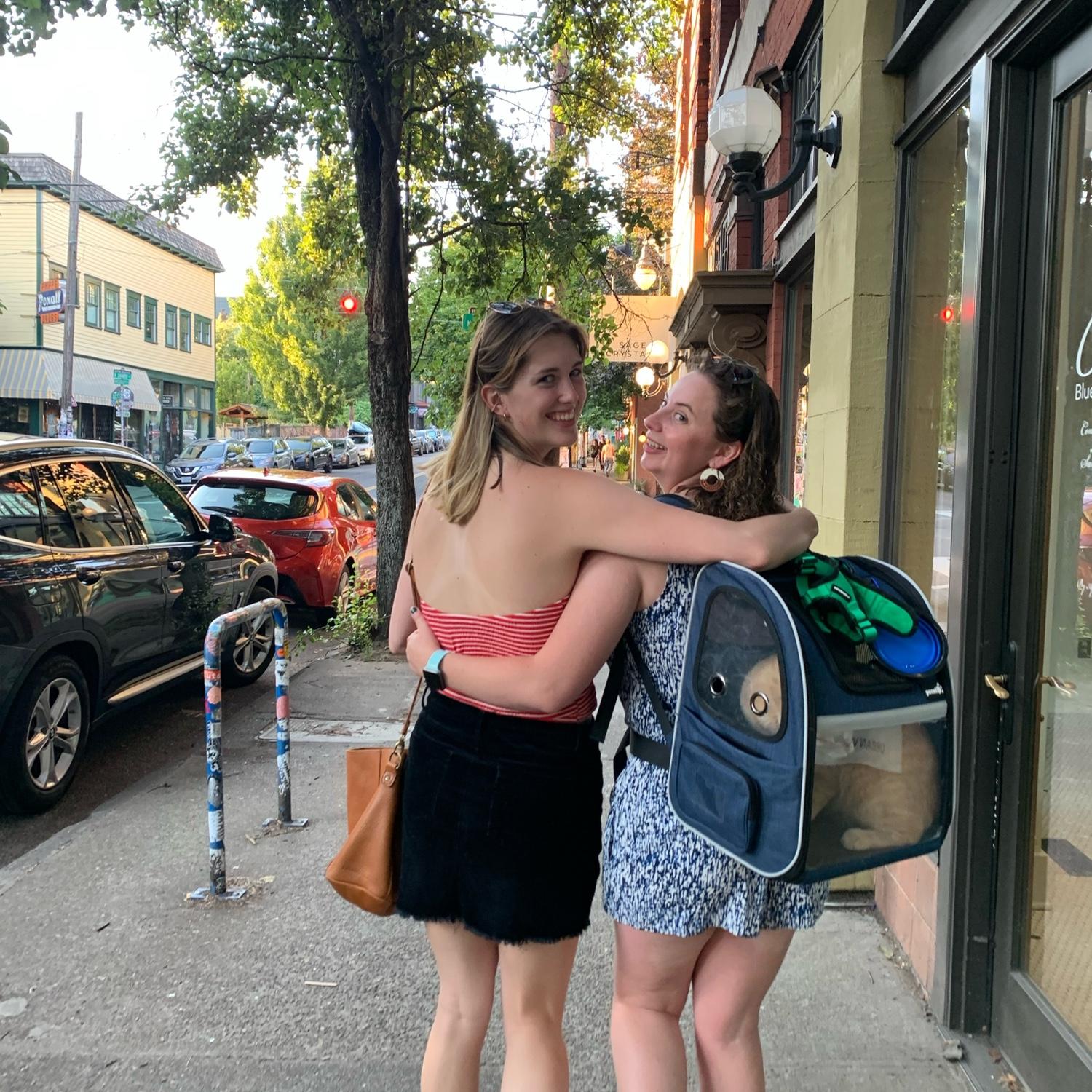 Girl’s (and cat) night out in Portland, OR