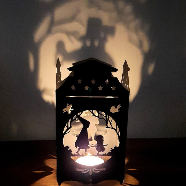 Over the Garden Wall Lantern #1 - Silhouettes - Shadow play
