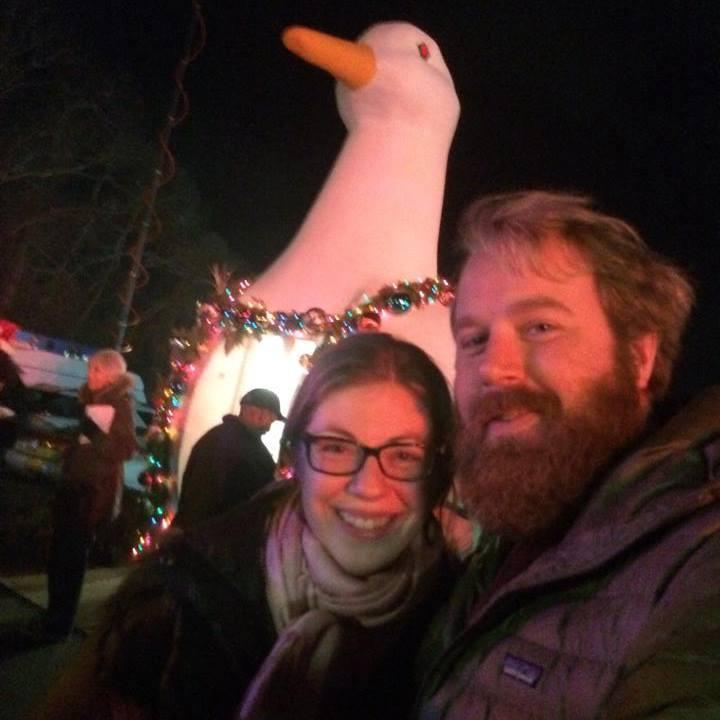 The Big Duck lighting, Flanders.