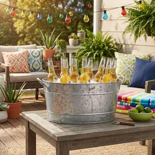 Galvanized Steel Beverage Tub