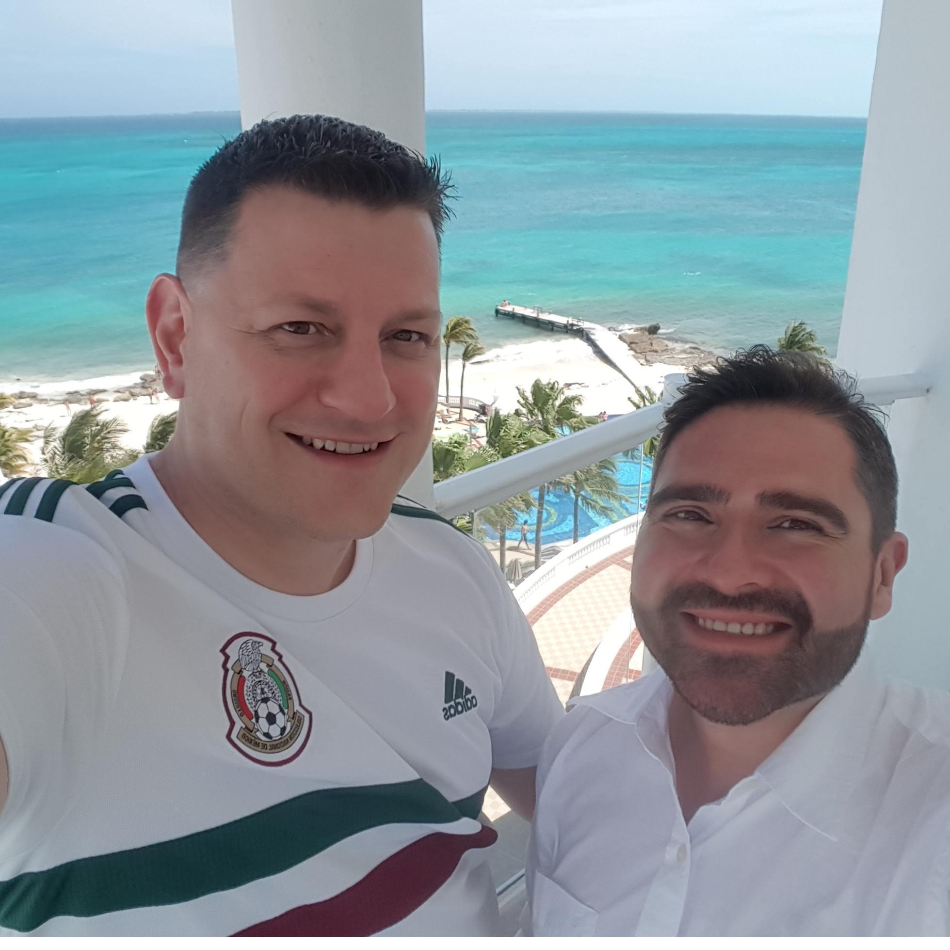 Our first of many trips to Cancun. Josue knows how to impress!