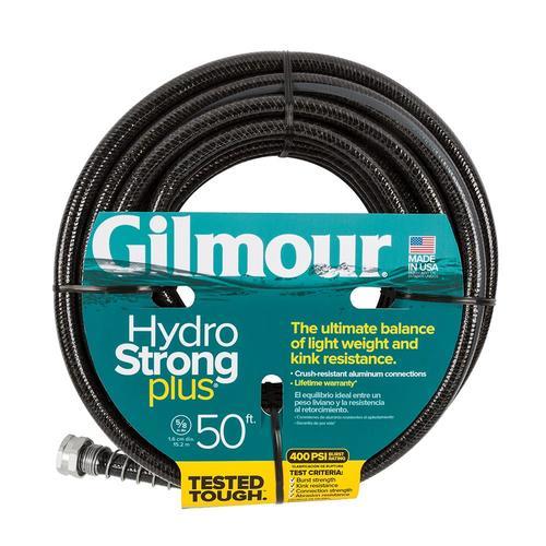 Gilmour HydroStrong 5/8-in x 50-ft Heavy-Duty Kink Free Vinyl Black Hose