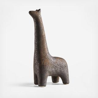 Stone Llama Sculpture
