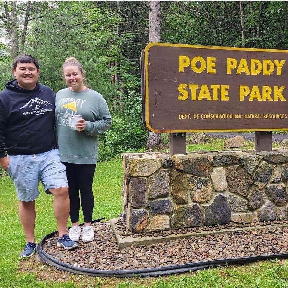 Camping in Poe Paddy State Park, PA