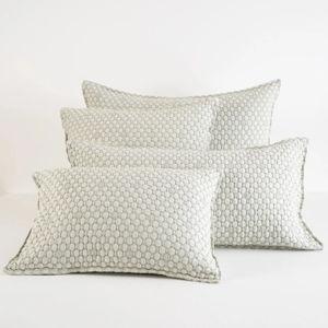 "Sage" Lodi Matelasse Sham - Size Euro