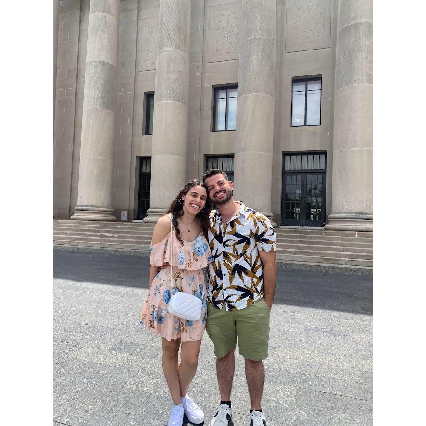 Our first outing after months of long distance!!