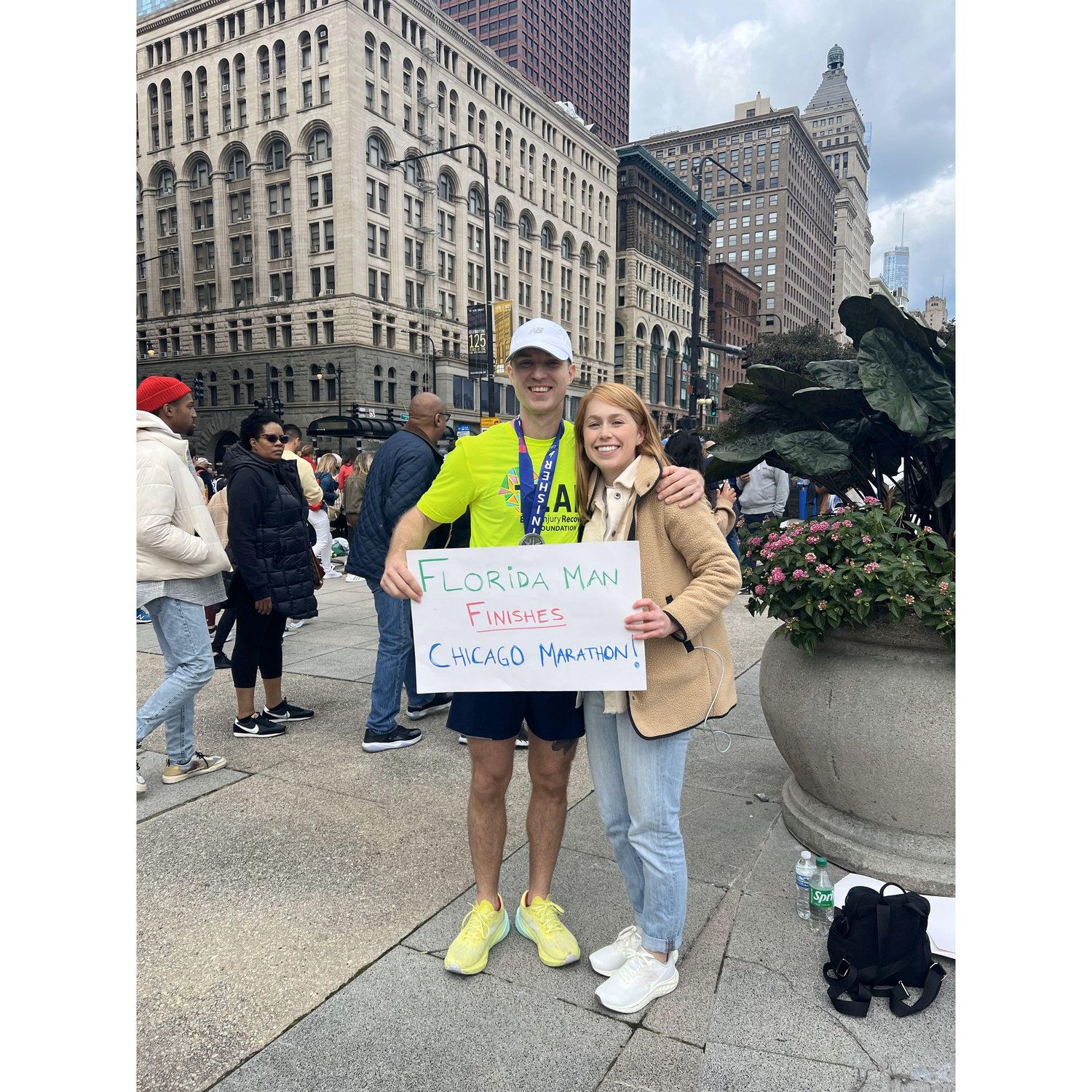 October 2023 Pt 1 - Powered by the cheers of his family and girlfriend; Daniel runs the Chicago Marathon! And thus starts the true test of a "racing relationship" :)