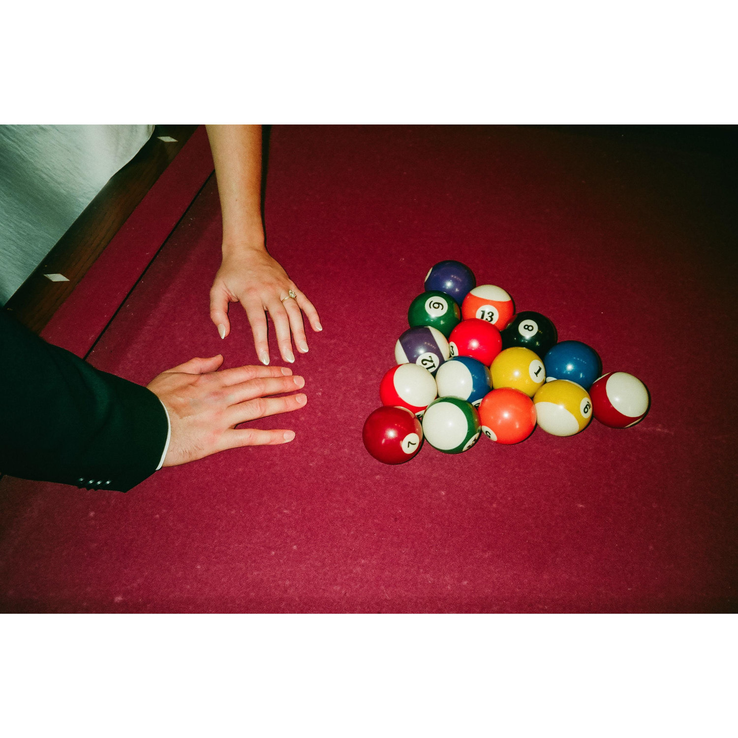 3/11/25 Engagement Photos - Fun fact Megan just learned how to play pool this year so this felt right