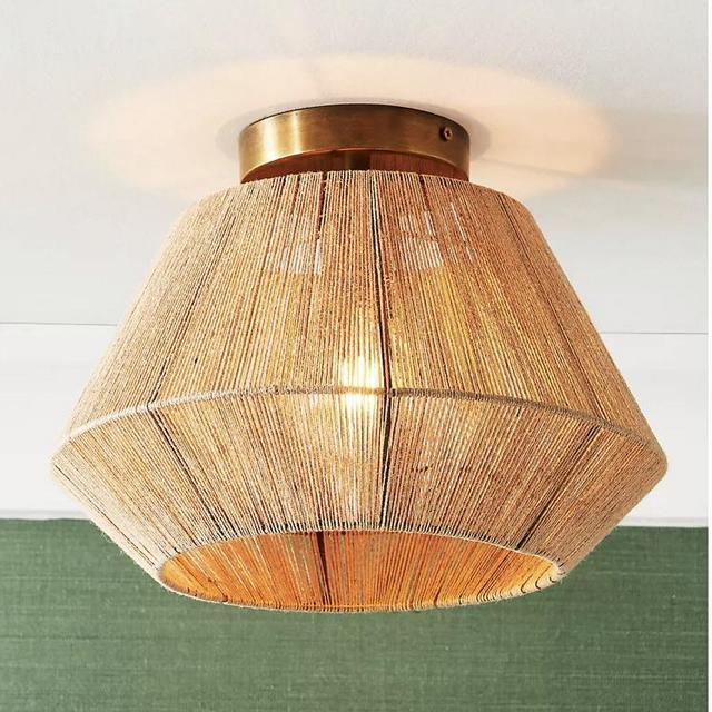 Jute Flush Mount