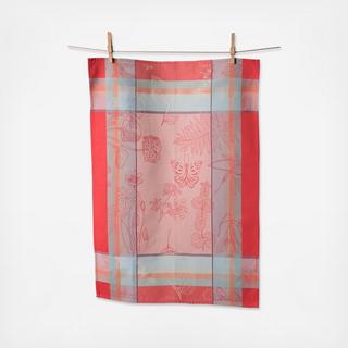 Butterflies European Jacquard Tea Towel, Set of 2