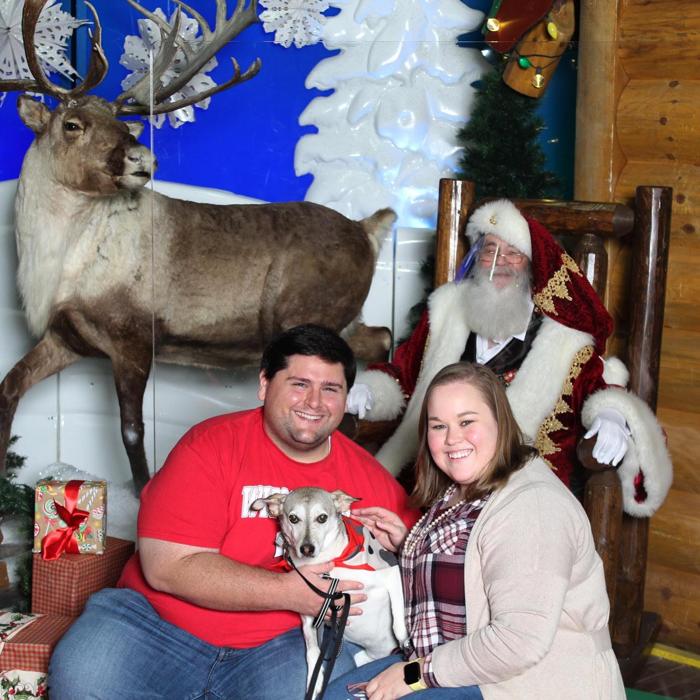 Martie's First Santa Visit