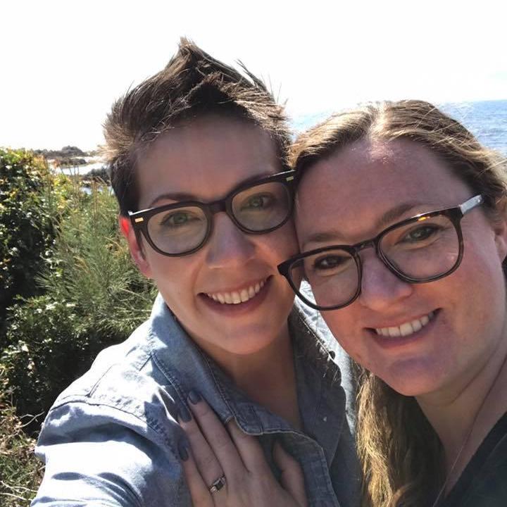 Mo: This photo was taken shortly after I (awkwardly) asked Allison to marry her!
Allison: Not awkward! It was the cutest.