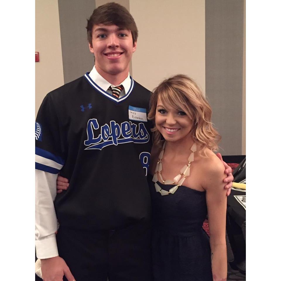 Jacob played baseball for the Lopers in Kearney, Nebraska. Despite never having been to the state before, Dallas packed up and moved there to be with him. They lived there for two years.