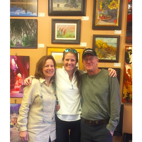 At Jenny's art show in Evergreen CO!