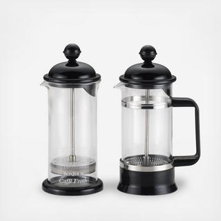 La Petite French Press & Milk Frother Set