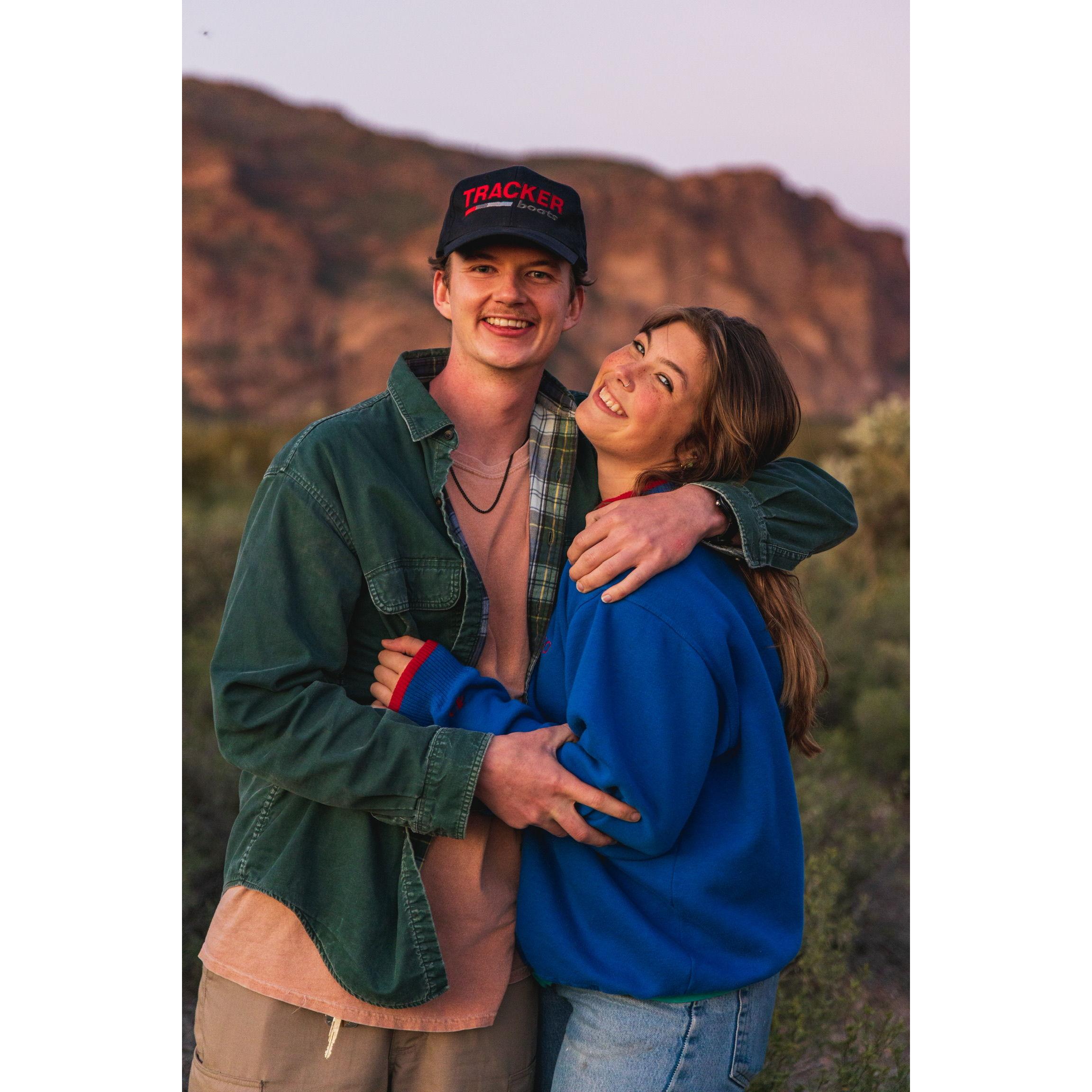 Camping trip in the Superstition Mountains with our friends!!