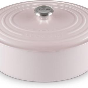 Le Creuset Enameled Cast Iron Signature Oval Dutch Oven, 8 qt., Color Shallot