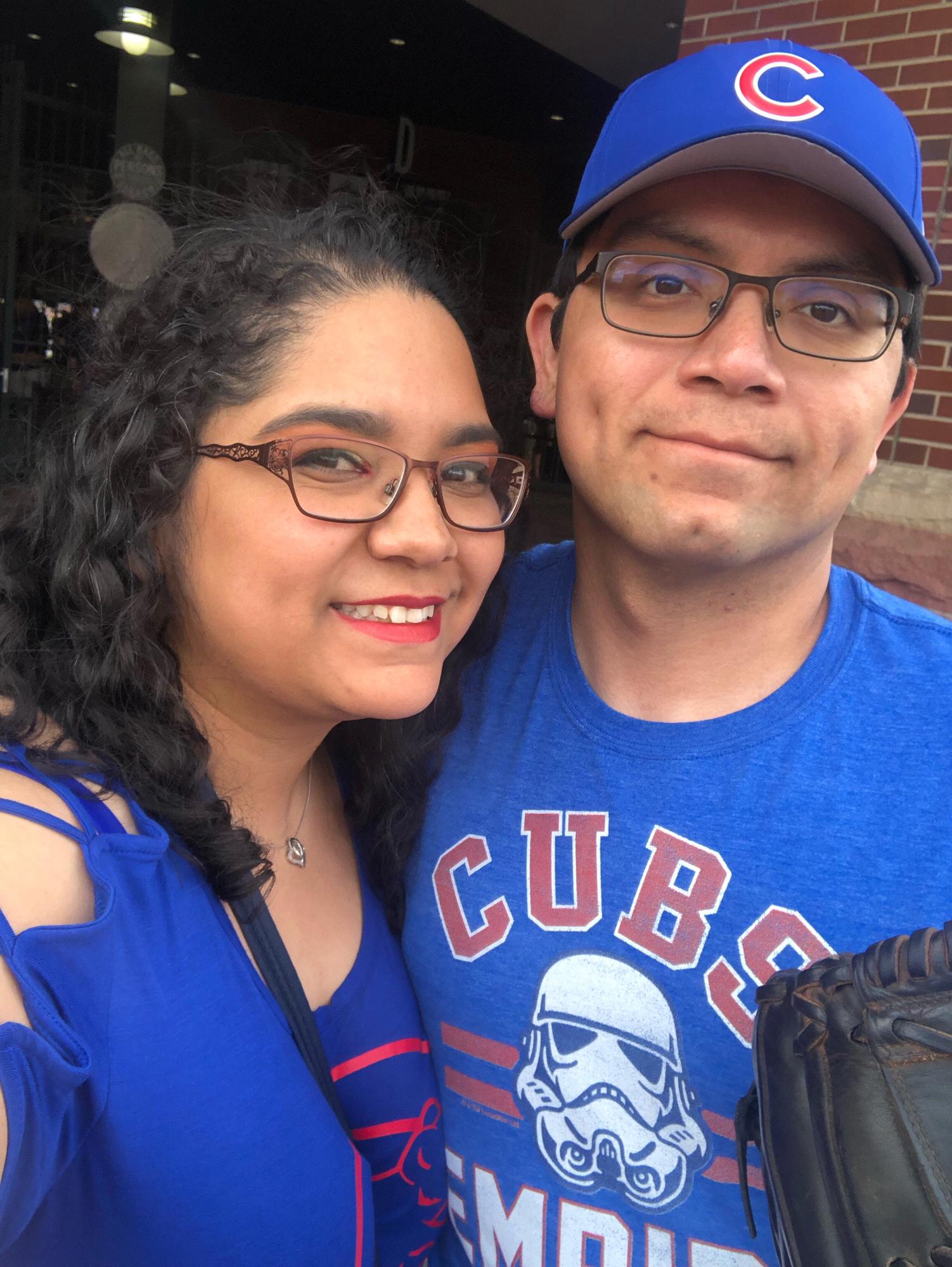 Cubs game at Coors field on our trip to Denver